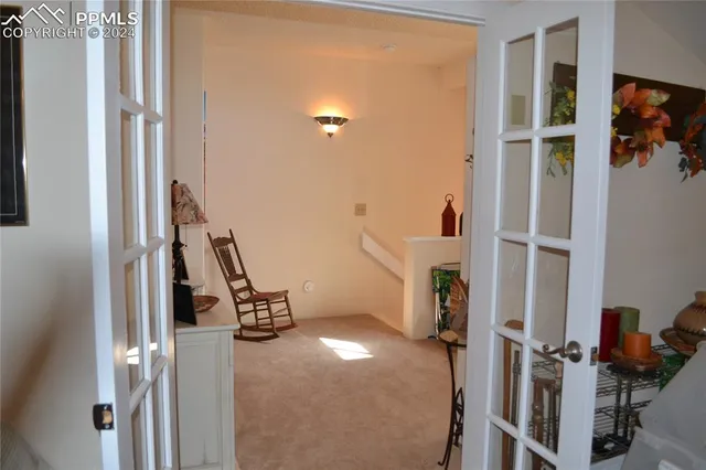 a street view covered with snow