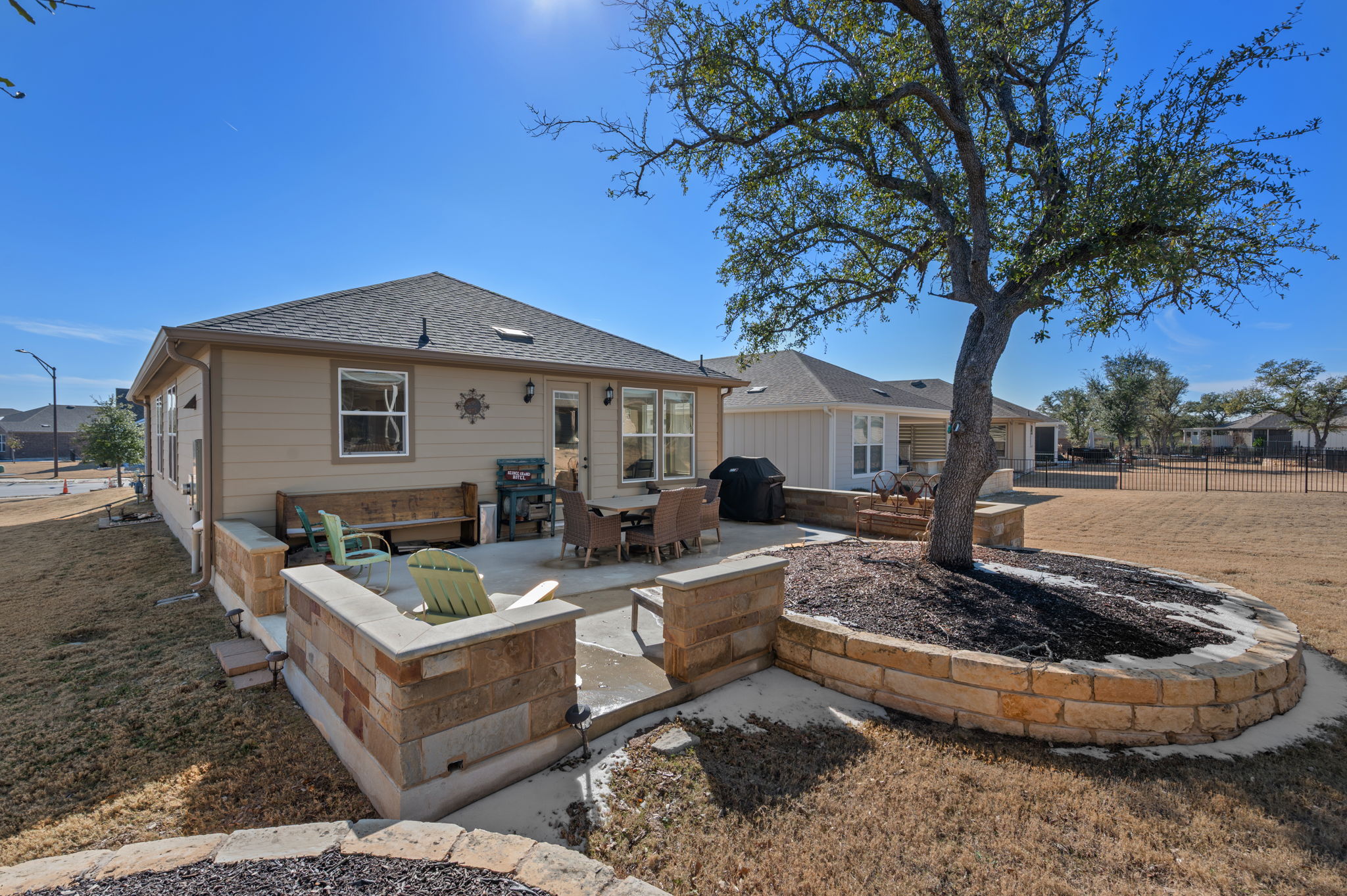 100 Bristol Cove Georgetown, TX 78633 - Photo 22 of 31 a front view of a house with entertaining space