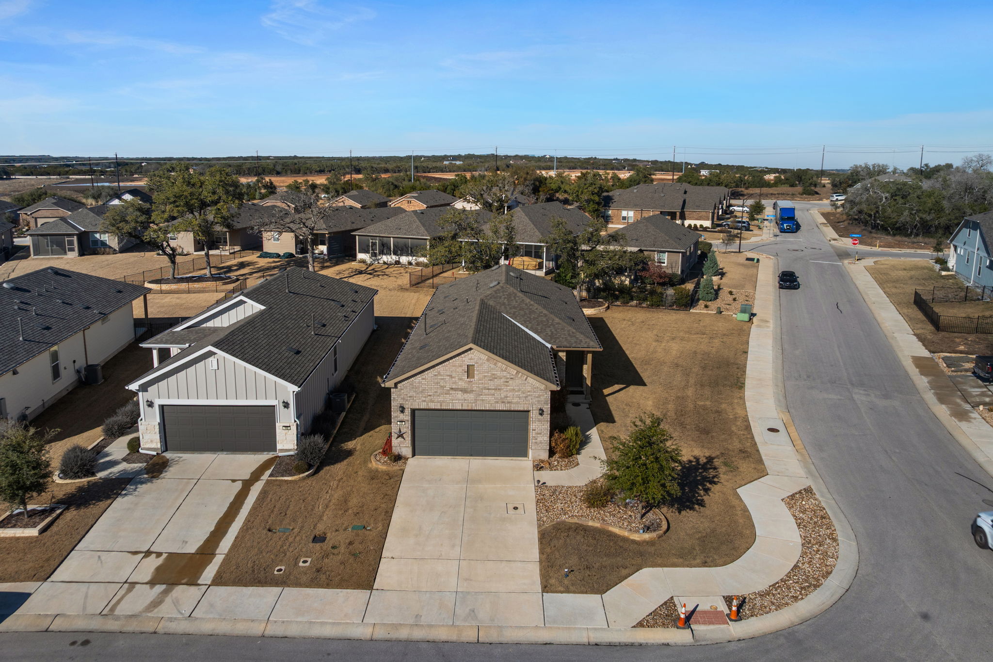 100 Bristol Cove Georgetown, TX 78633 - Photo 25 of 31 an aerial view of a house
