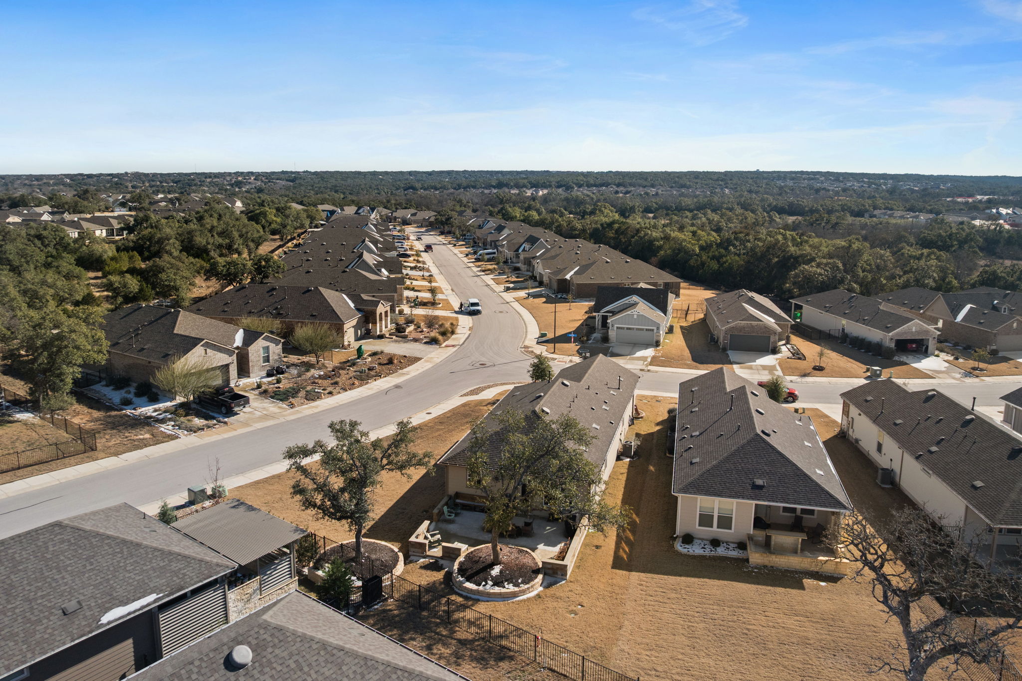 100 Bristol Cove Georgetown, TX 78633 - Photo 28 of 31 an aerial view of multiple house