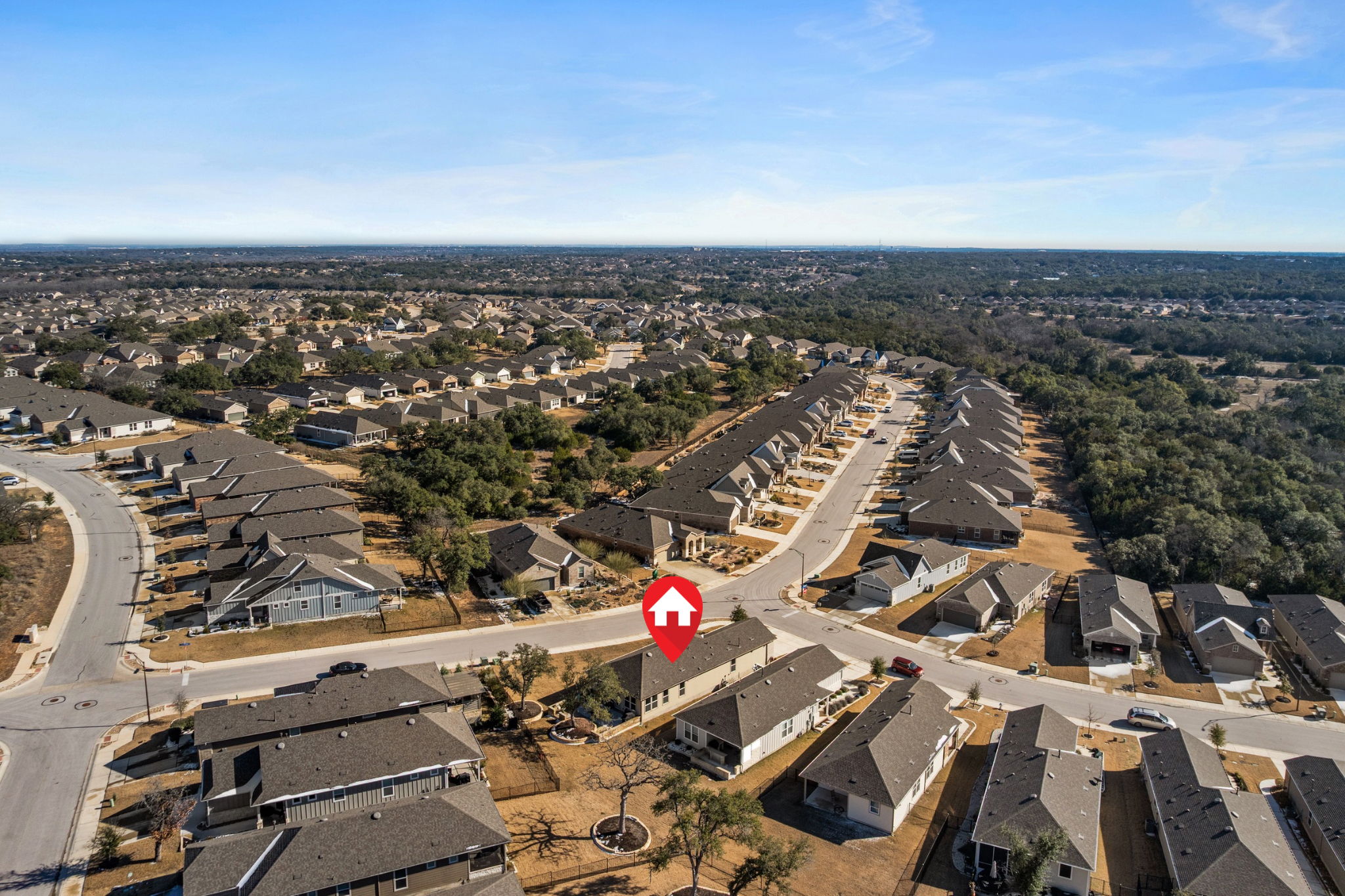 100 Bristol Cove Georgetown, TX 78633 - Photo 29 of 31 an aerial view of a city