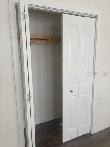 a view of closet area