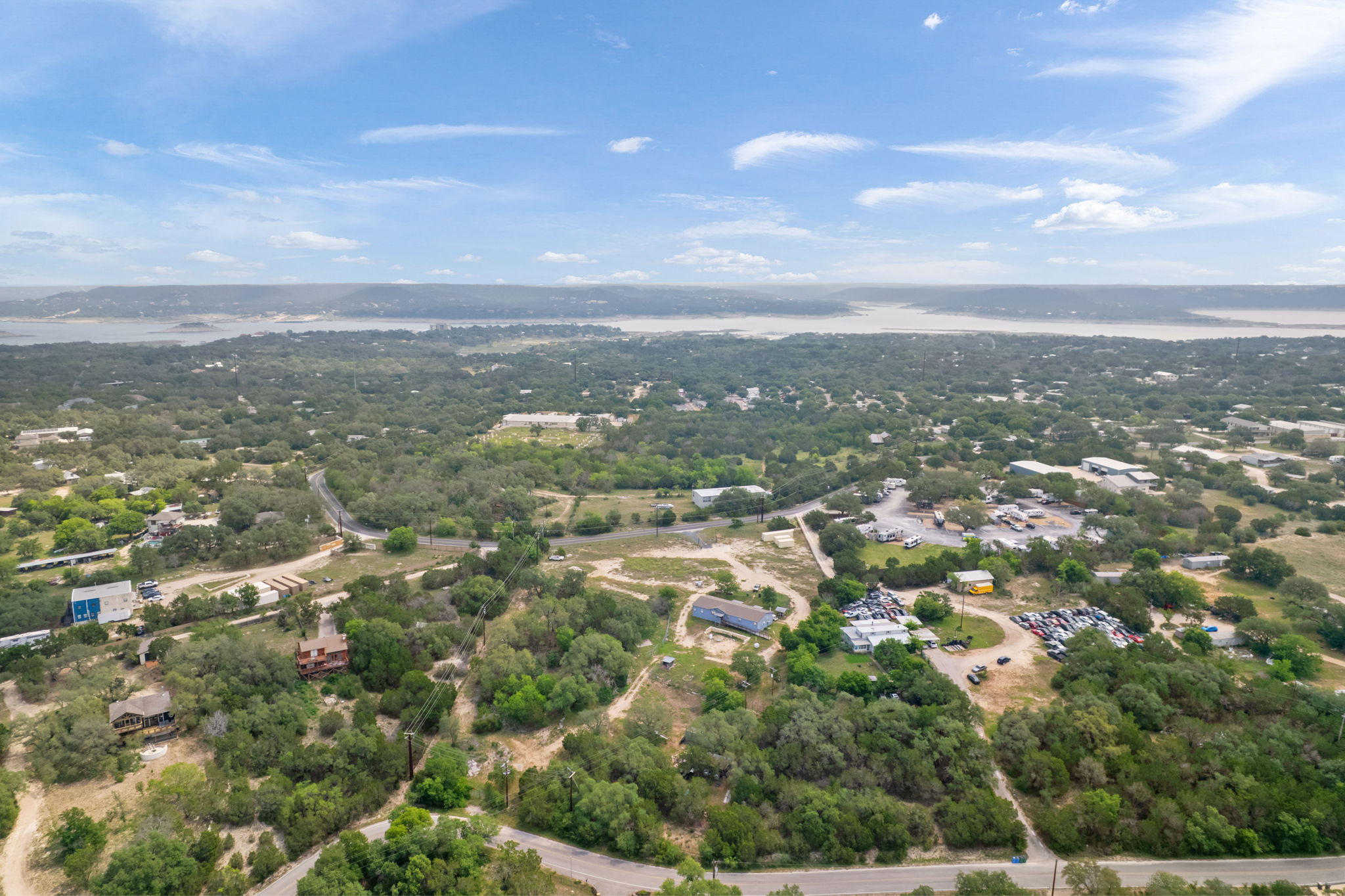 5002 Doss Road Austin, TX 78734 - Photo 15 of 20 an aerial view of residential building with green space