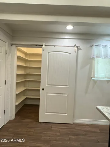 a view of walk in closet
