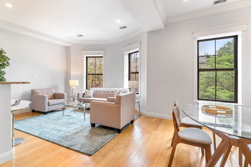 16 Worcester Square, Unit 3 Boston, MA 02118 - Photo 2 of 18 a living room with furniture and a window