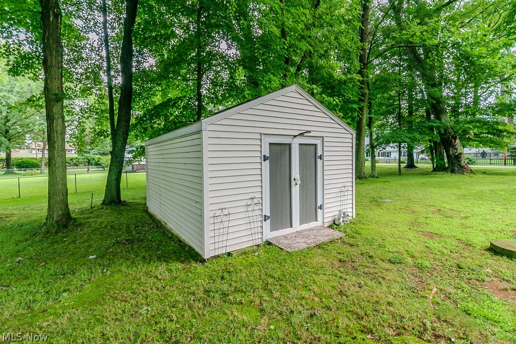 1966 Spring Grove Madison, OH 44057 - Photo 45 of 50 Storage Shed for garden mower and tools