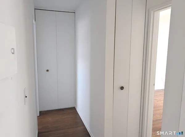 a room with storage and utility
