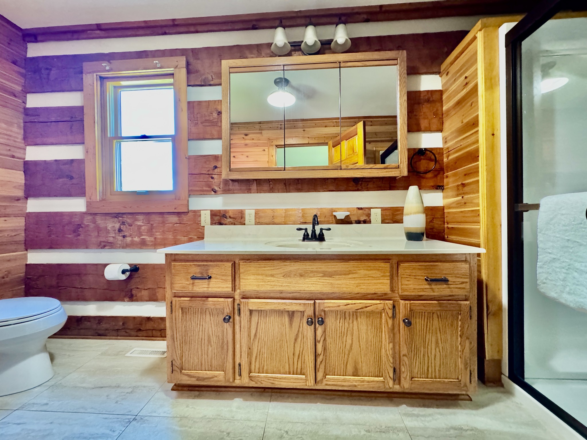 1342 Aetna Church Road Centerville, TN 37033 - Photo 21 of 59 a bathroom with a sink and a mirror