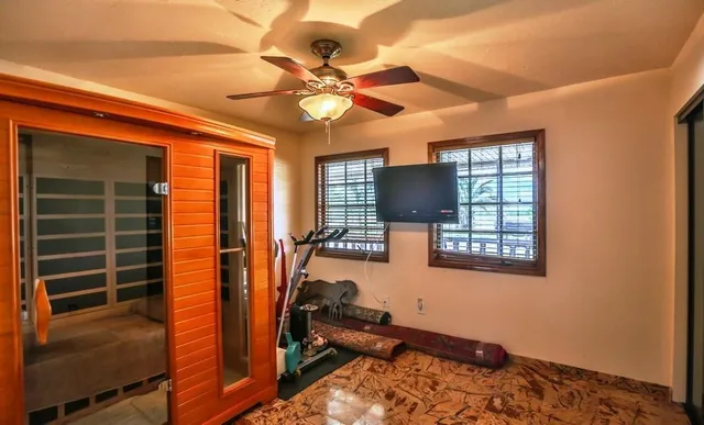 a view of an ocean and beach