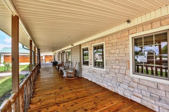 a outdoor space with patio