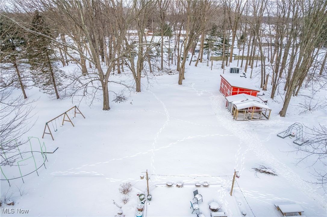 8767 Edgehill Road Mentor, OH 44060 - Photo 37 of 47 View of snowy aerial view