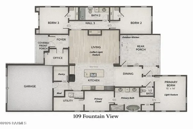 $439,900 | 109 Fountain Mdw Drive, Broussard, LA 70518