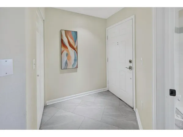 a view of an empty room