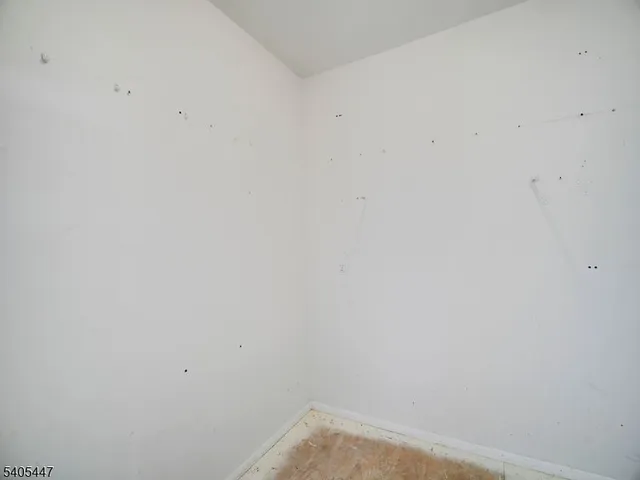 a view of small space with empty racks