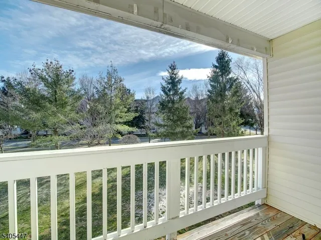 a view of a wooden fence