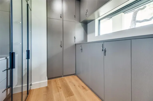 a view of hallway with window