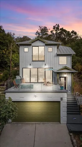a view of a house with a outdoor space