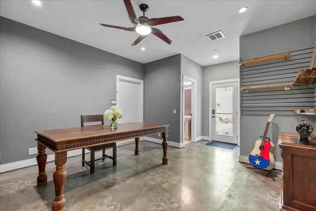 a view of a house with a outdoor space