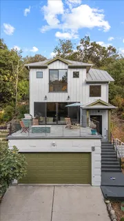 a view of a house with a outdoor space