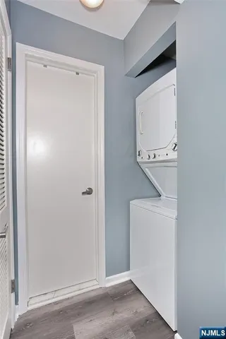 a utility room with washer and dryer