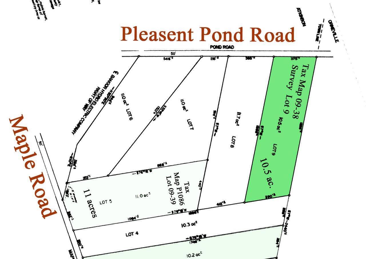 Lot 9 Pleasant Pond Road Milo, ME 04463 - Photo 5 of 10 Survey - Lot 9 Survey _edited-5