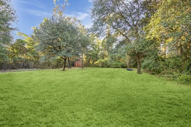 a view of a back yard