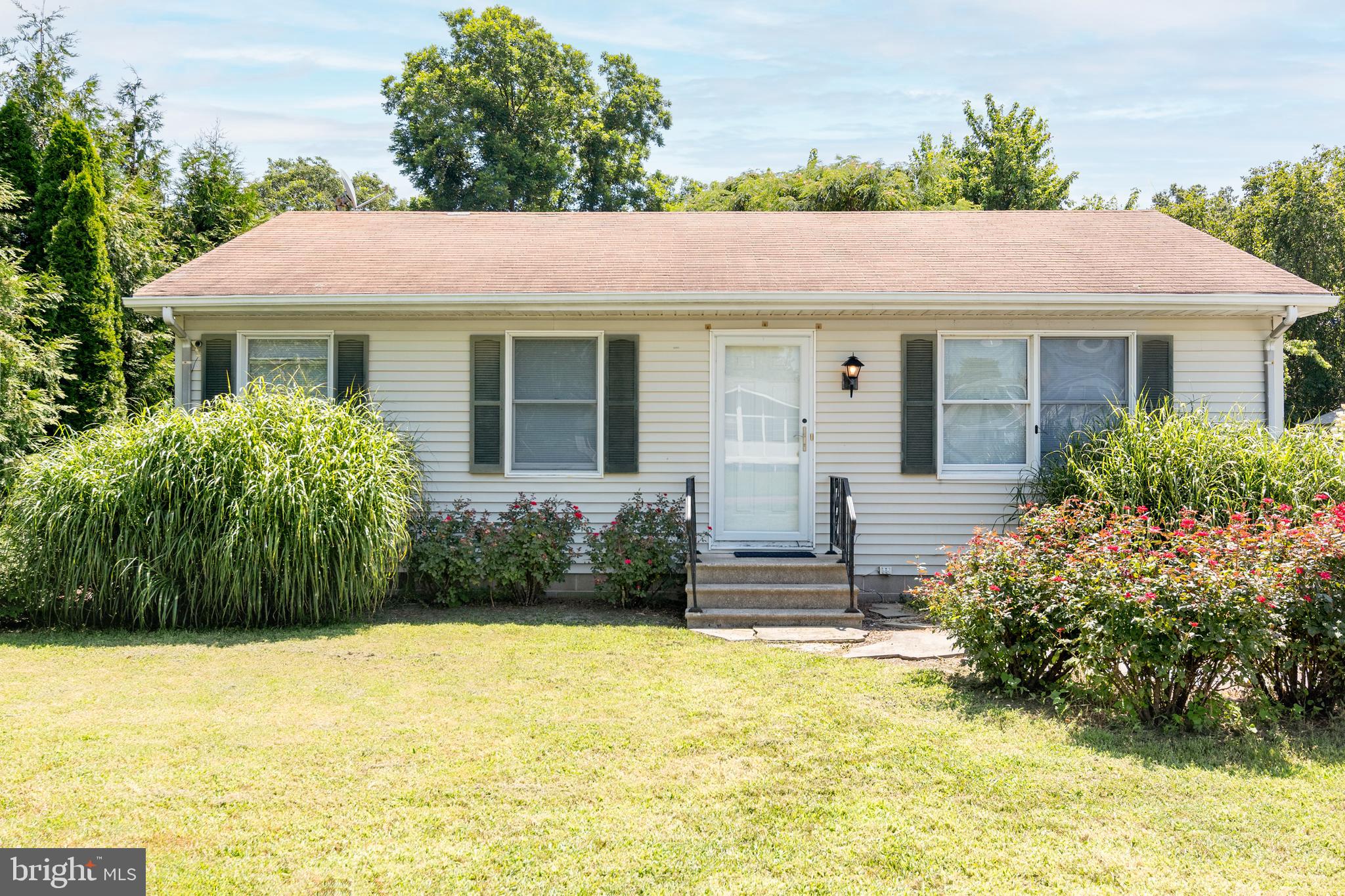 6135 Summit Street Tilghman, MD 21671 - Photo 3 of 31 a view of a white house with a small yard plants and large tree