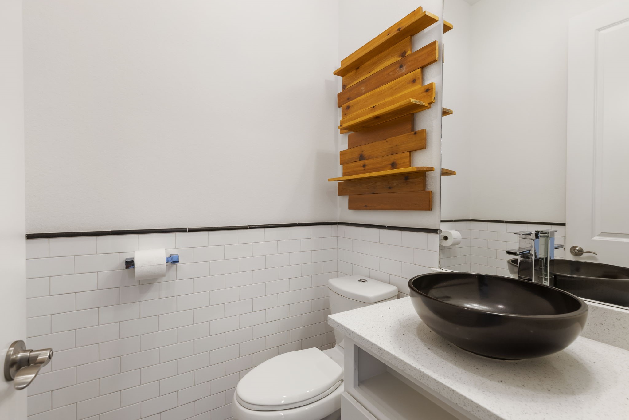 3918 Almond Court Spring, TX 77386 - Photo 22 of 42 a bathroom with a sink and a mirror