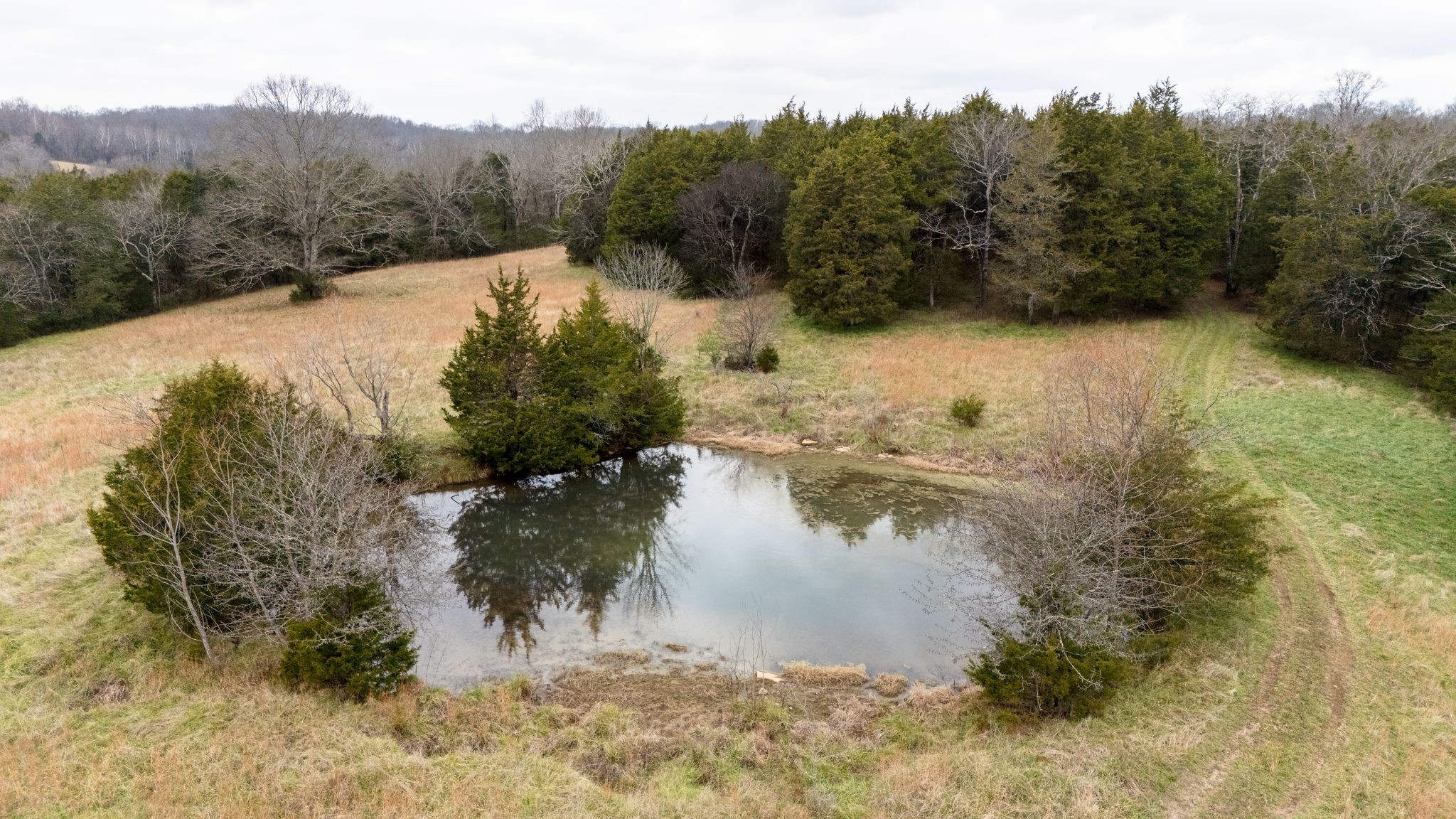 0 Flat Creek Road Spring Hill, TN 37174 - Photo 15 of 37 a view of a lake with mountains in the background