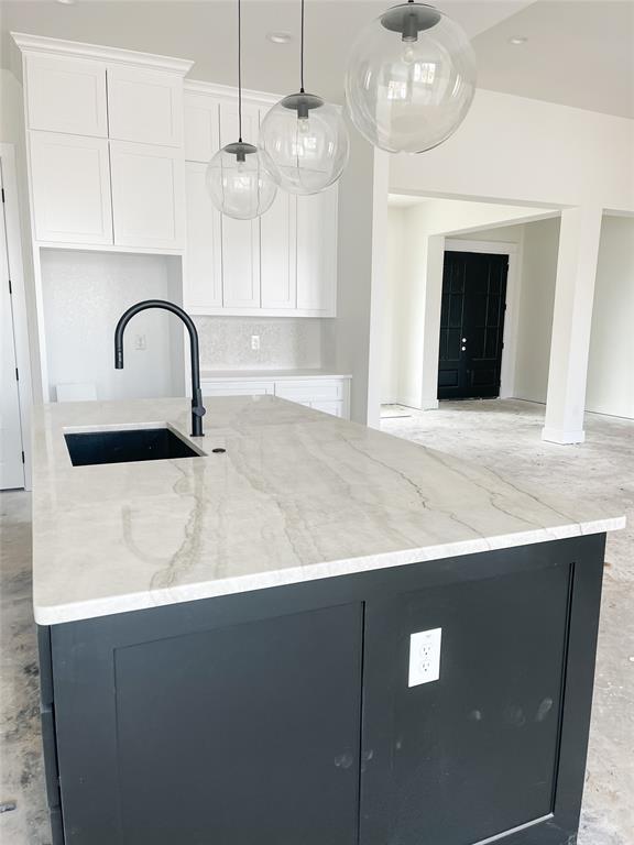 4072 County Road Cleburne, TX 76031 - Photo 12 of 20 a close view of a sink a counter and kitchen in a room