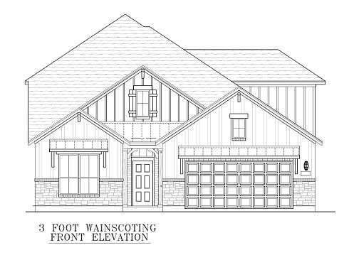 15803 Red Maple Lane Santa Fe, TX 77517 - Photo 6 of 8 a black and white photo of a house