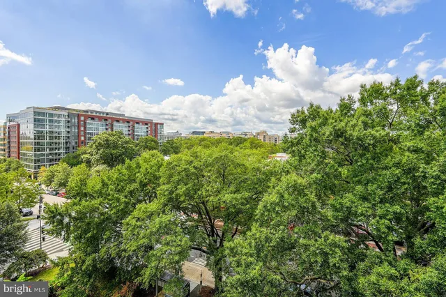 a picture of a bench in a white building