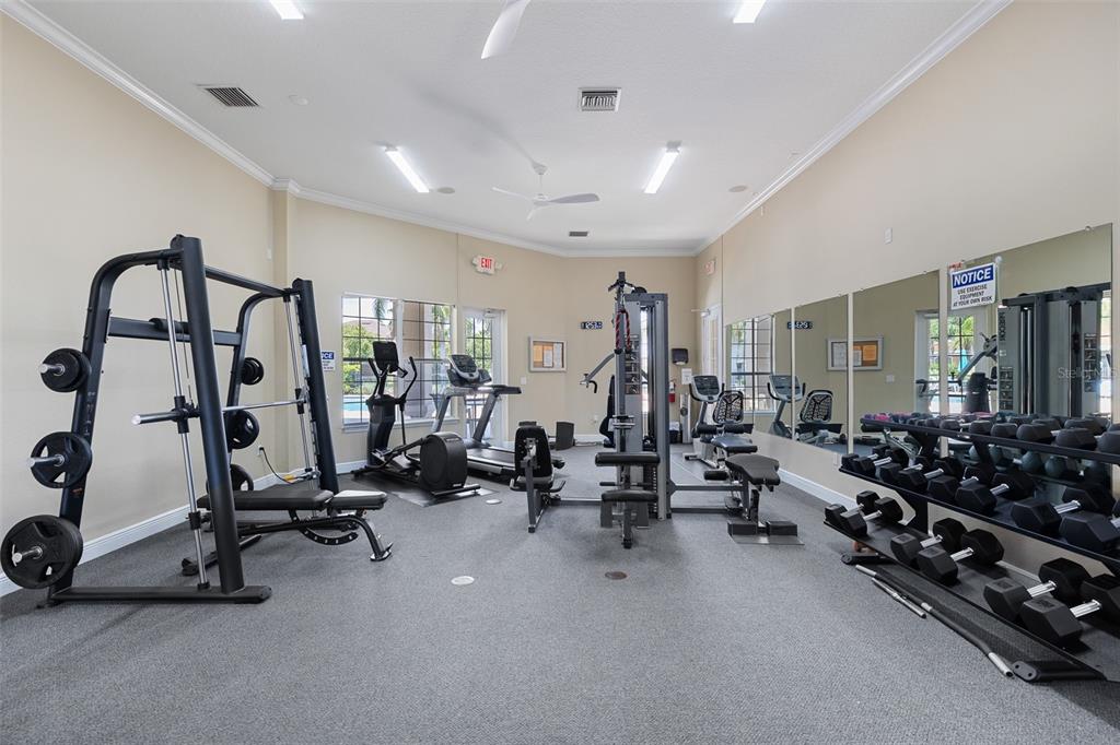 7001 Interbay Boulevard, Unit 303 Tampa, FL 33616 - Photo 35 of 37 a view of a room with gym equipment