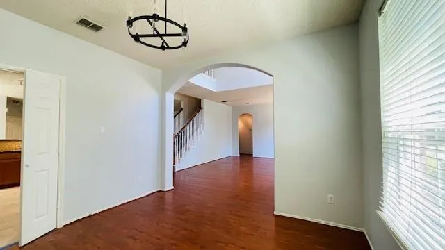 a view interior of the house and wooden floor