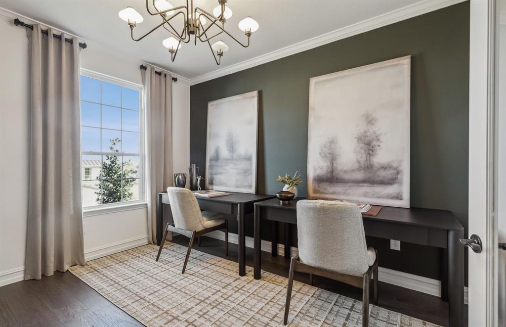 308 Brookhurst Road Little Elm, TX 75068 - Photo 3 of 19 Elegant study *Model representation