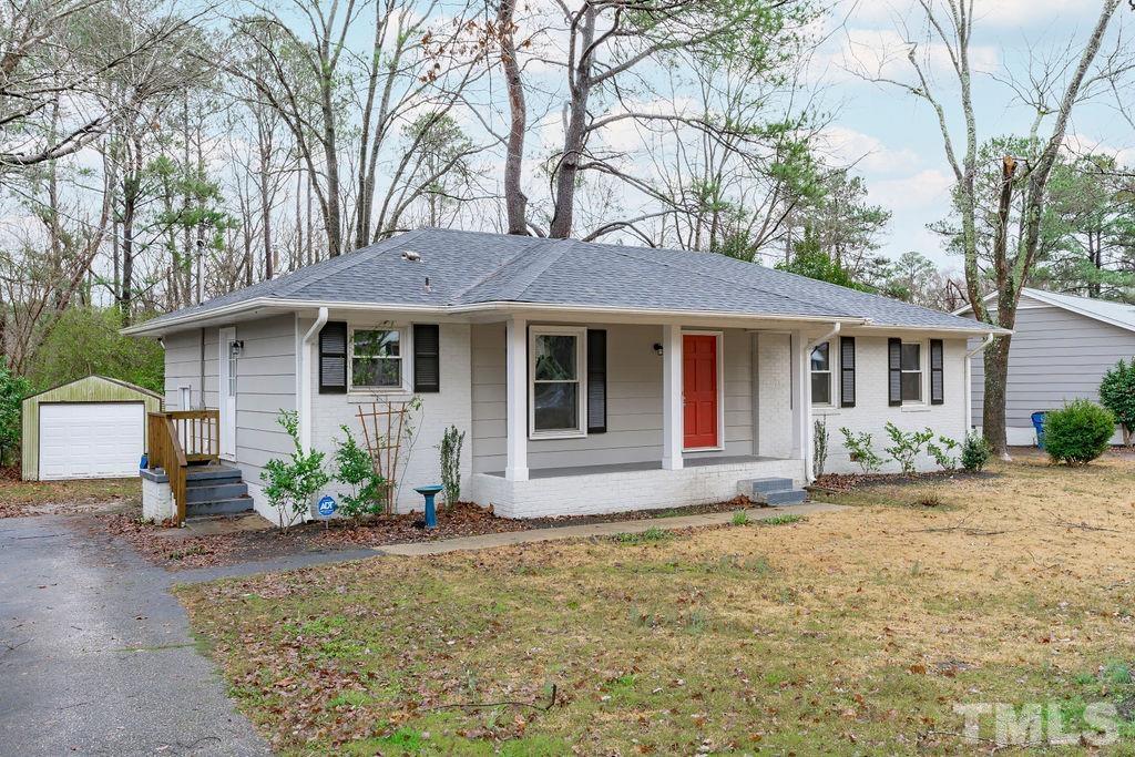 2508 Little John Road Raleigh, NC 27610 - Photo 6 of 33 a front view of a house with garden