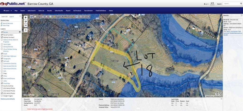 Lot 18 Bear Creek Road Statham, GA 30666 - Photo 20 of 21 a black and white photo of a