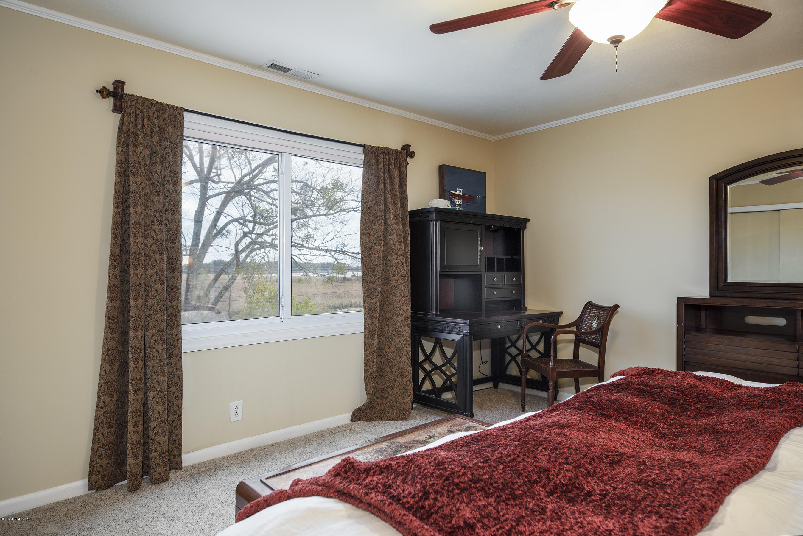 417 Riverside Drive New Bern, NC 28560 - Photo 33 of 93 Bedroom 3 View of Wet Lands