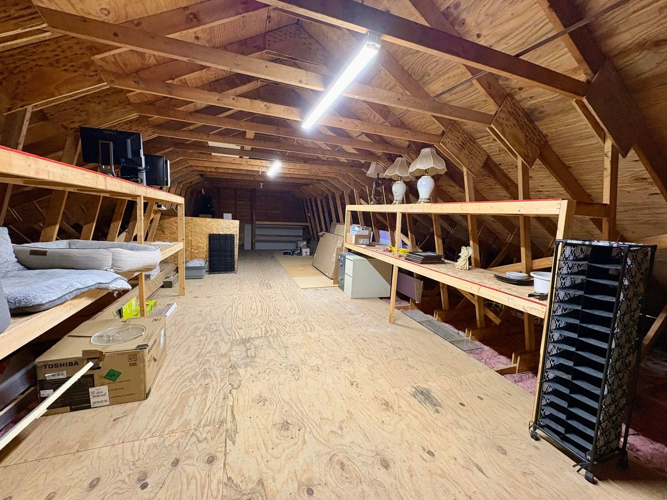 722 Beaulieu Road Madawaska, ME 04773 - Photo 55 of 60 Garage Upstairs Storage