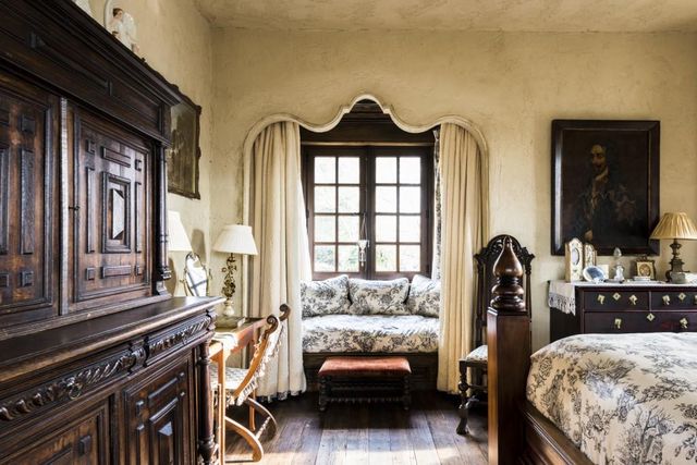 a room with furniture and window