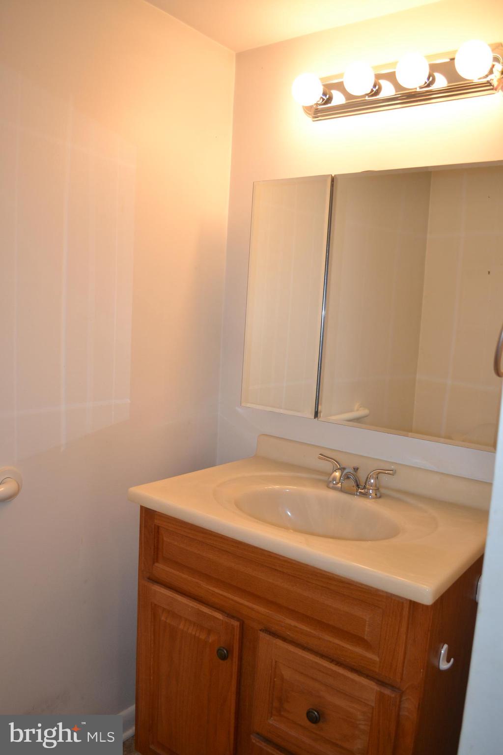 1241 Duke Lane Odenton, MD 21113 - Photo 12 of 26 a bathroom with a sink and a mirror