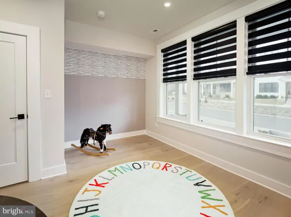 a view of a furniture and window in a room