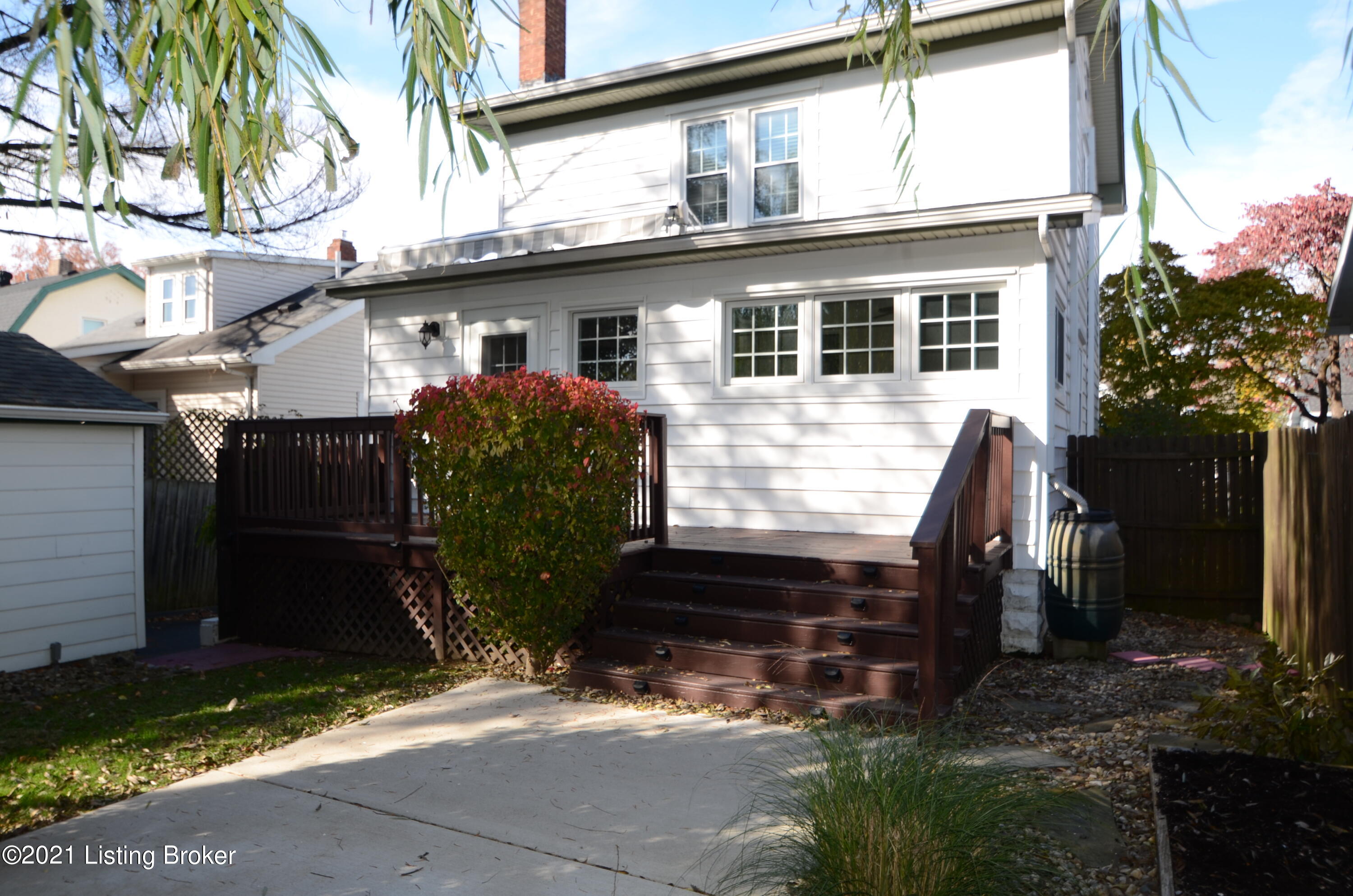 826 Reading Road Louisville, KY 40217 - Photo 10 of 41 Rear Deck with Awning Closed