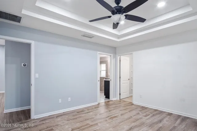 a view of an empty room