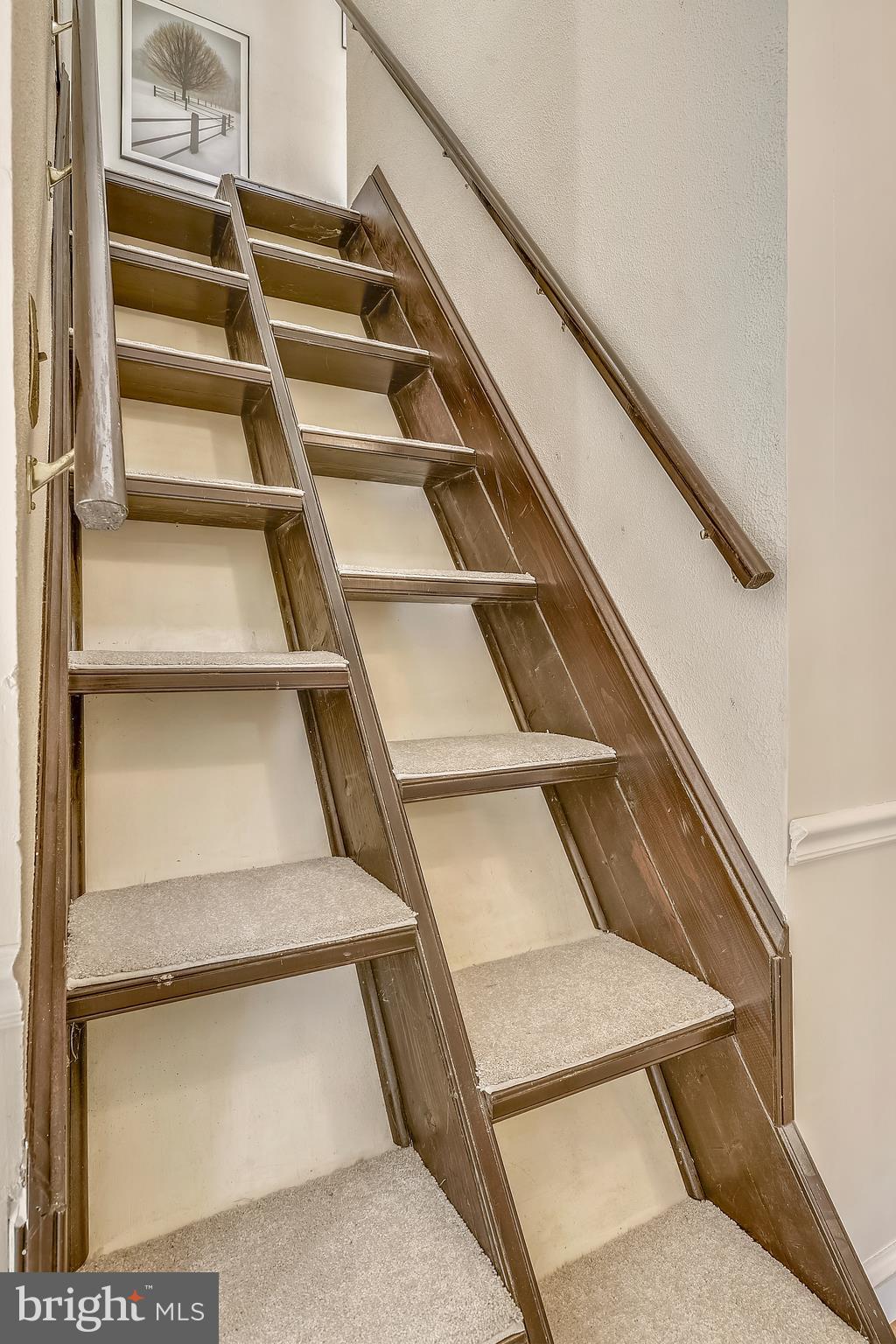 10604 Inwood Avenue Silver Spring, MD 20902 - Photo 32 of 54 Unique "Ship Stairs" Leading to the Upper Level