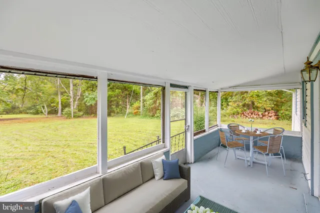 a view of front door