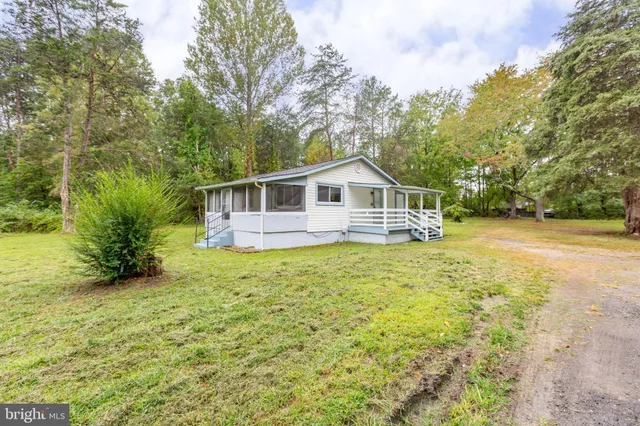a view of outdoor space and deck