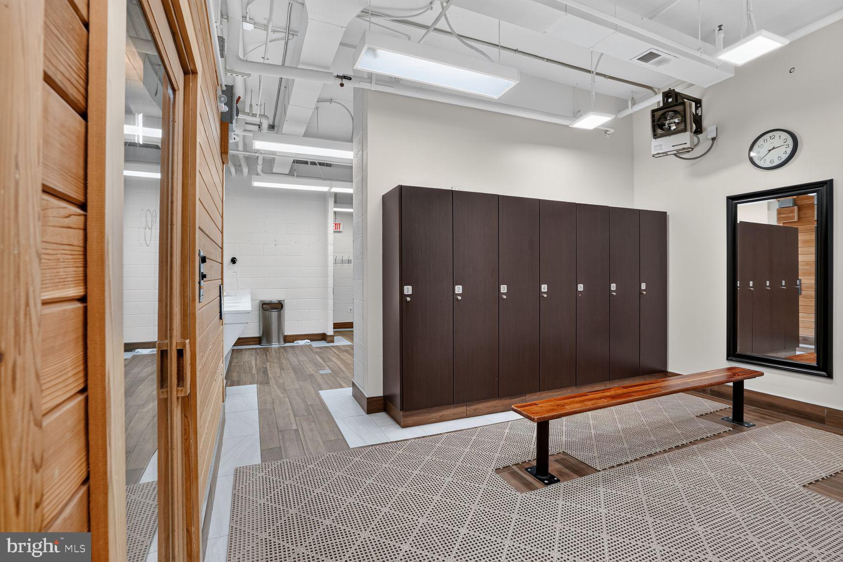 19385 Cypress Ridge Terrace, Unit 903 Leesburg, VA 20176 - Photo 24 of 37 Remodeled locker rooms with sauna
