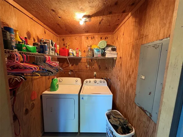 a view of storage and utility room