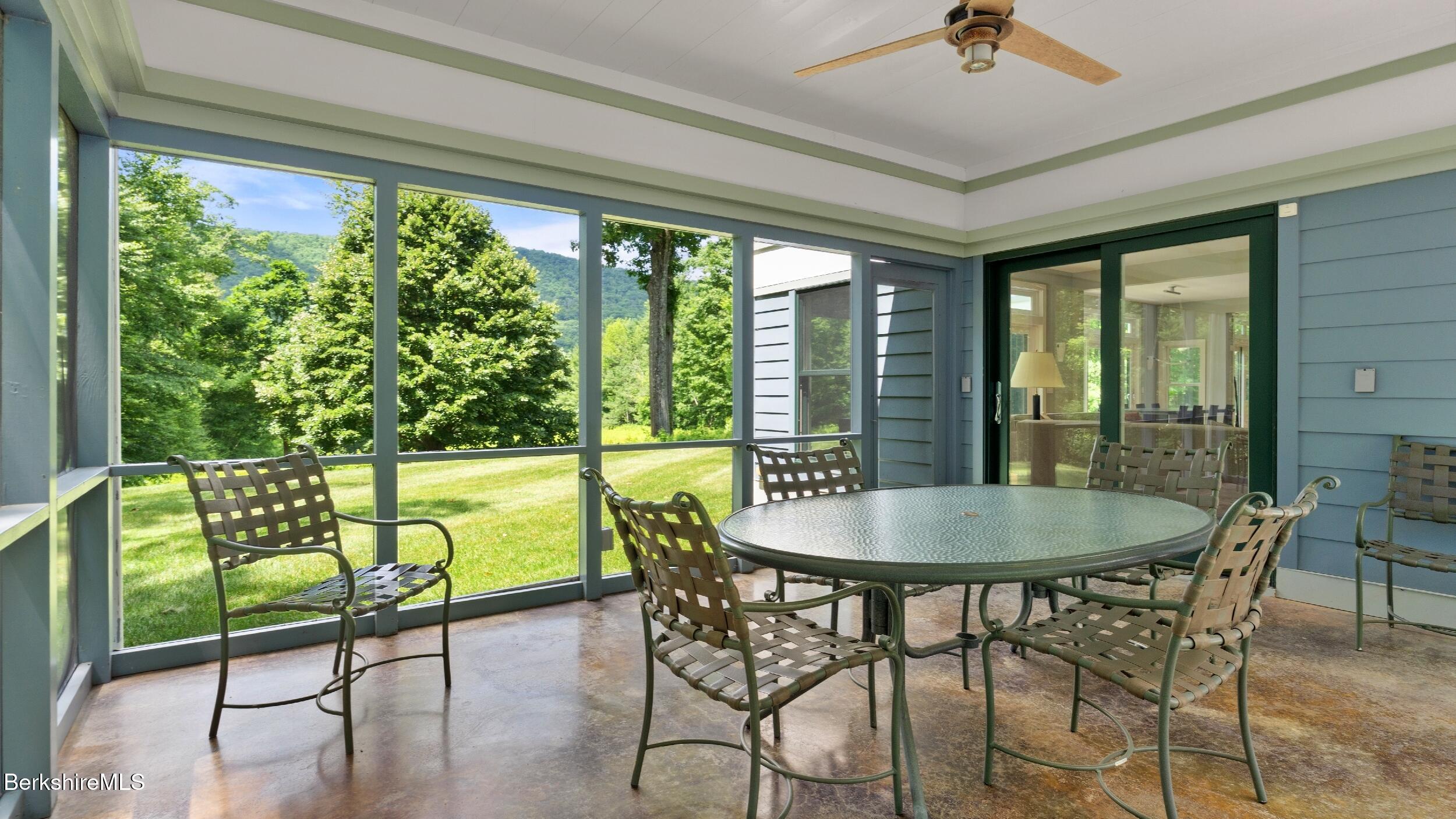 16 Old Tree Farm Road Stockbridge, MA 01266 - Photo 38 of 47 Screened Porch